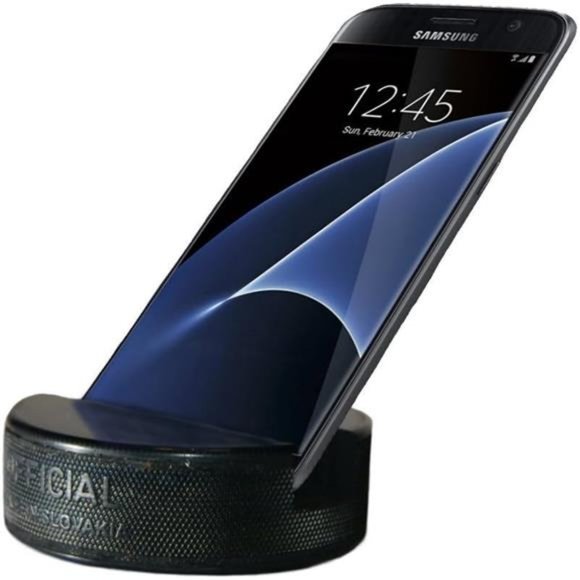 The Original Indestructible HockeyPuck Cell Phone Stand-The Best Universal Stand - Picture 4 of 7